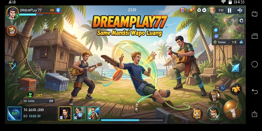 Screenshot utama <strong>DREAMPLAY77</strong> menunjukkan gameplay yang menyenangkan dan menarik.
