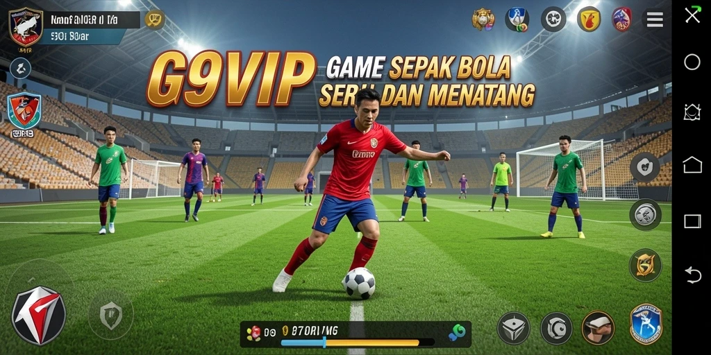 Tampilan gameplay G9VIP yang mendebarkan saat bertanding.