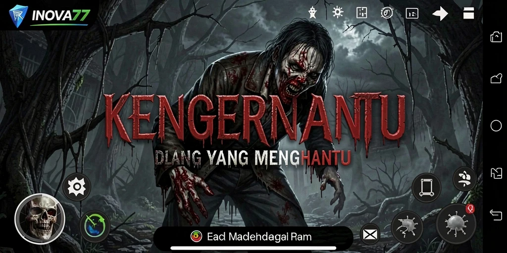 Gameplay menakutkan dalam INOVA77 yang menampilkan kengerian.