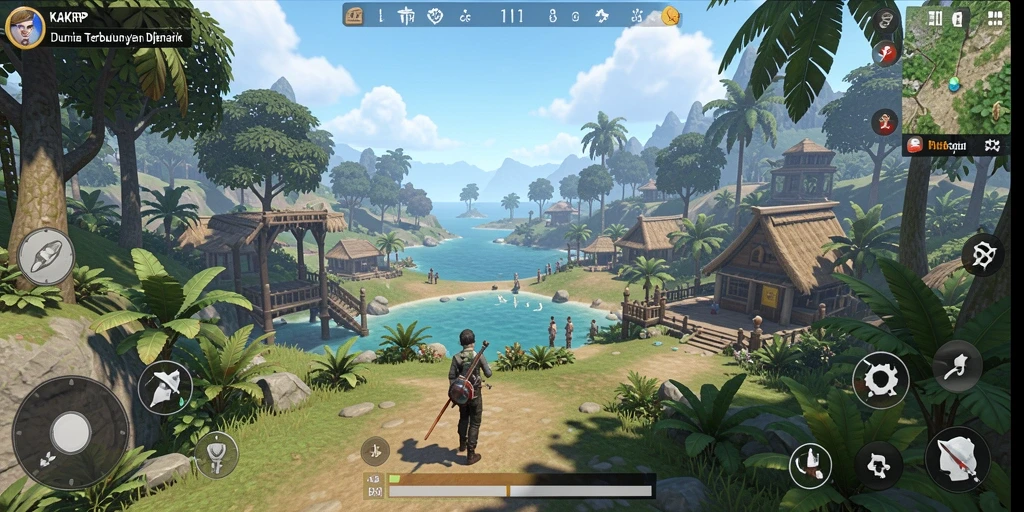 Gameplay KAKRP menampilkan eksplorasi dunia terbuka yang seru.