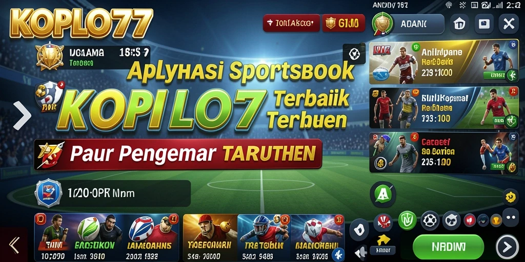 Tampilan gameplay KOPLO77 yang menarik dalam taruhan Sportsbook.