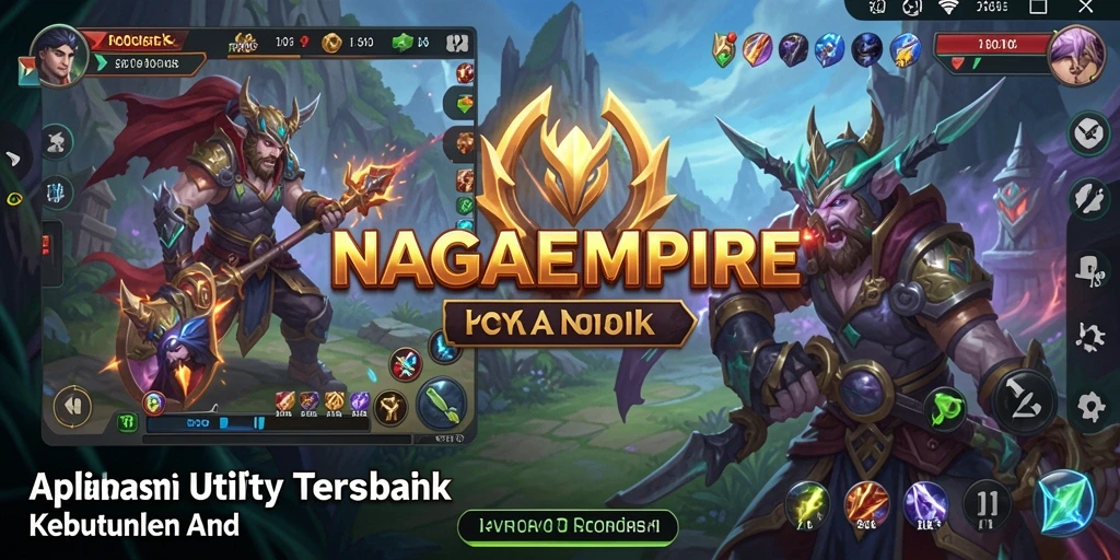 Tampilan utama NAGAEMPIRE dengan fitur-fitur Utility yang intuitif.