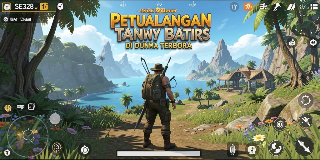 Tampilan gameplay SE328 yang mendebarkan di dunia terbuka.