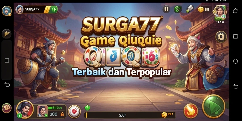 Tampilan gameplay QiuQiu di SURGA77 yang menarik dan interaktif.